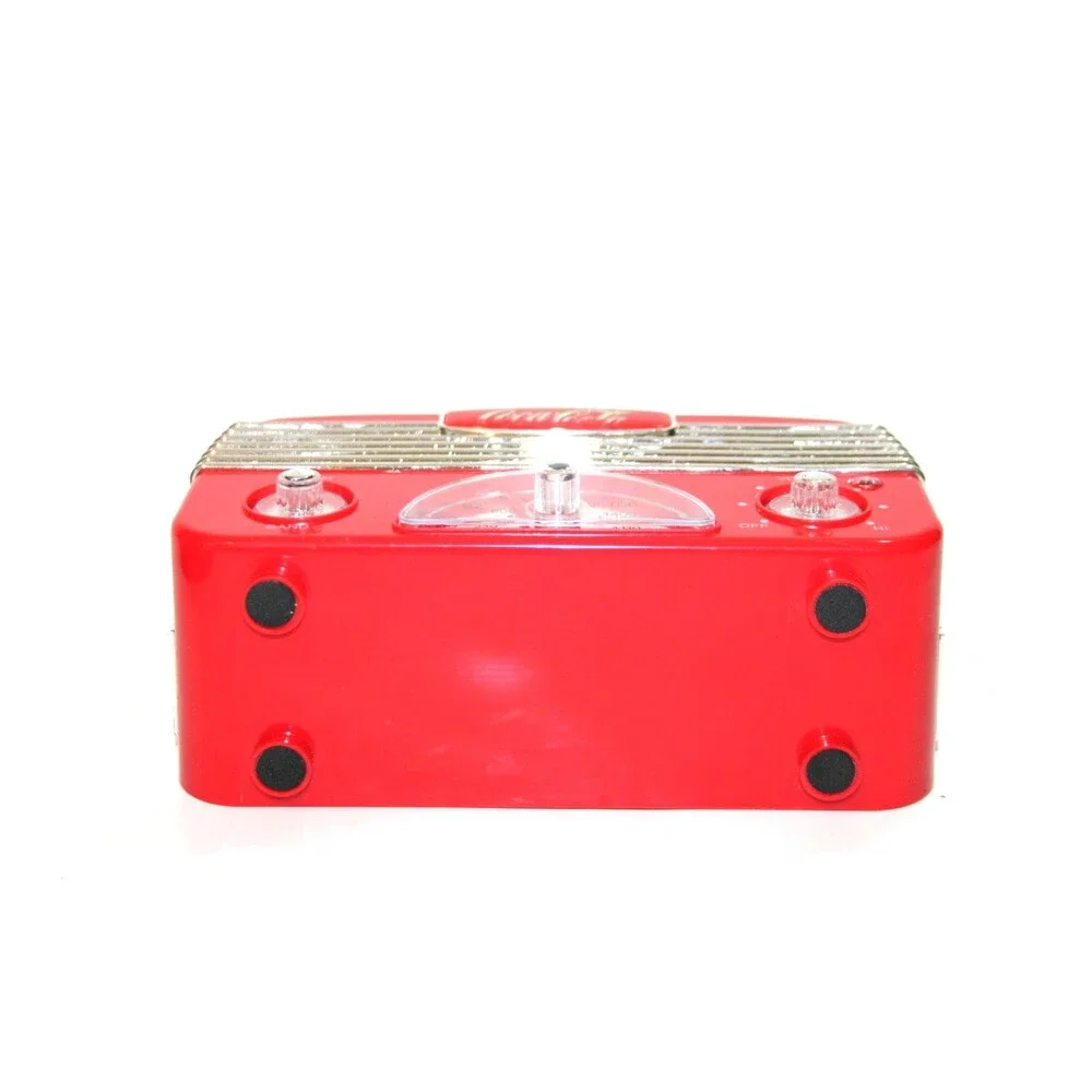 Coca-Cola Vintage Style Am/FM Mini Radio Retro Red Collectible 6
